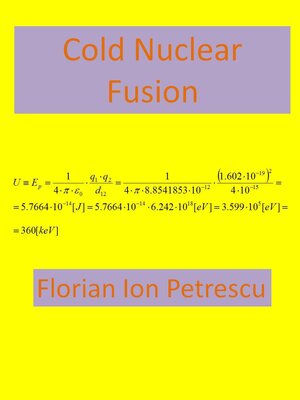 cover image of Cold Nuclear Fusion